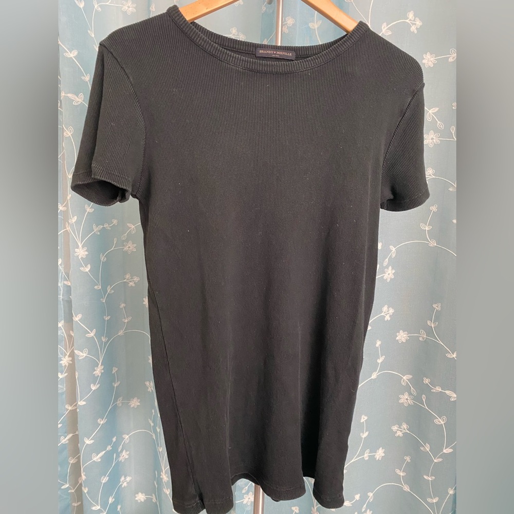Brandy Ribbed T-Shirt Dress